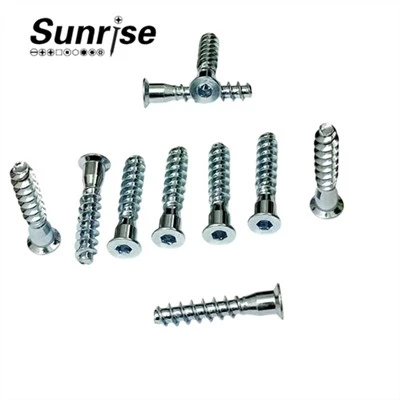 Scriúnna Deisiúcháin Dhíreach Troscán Scriúnna Adhmaid Countersunk Cross